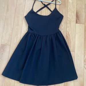 black Guess party dress